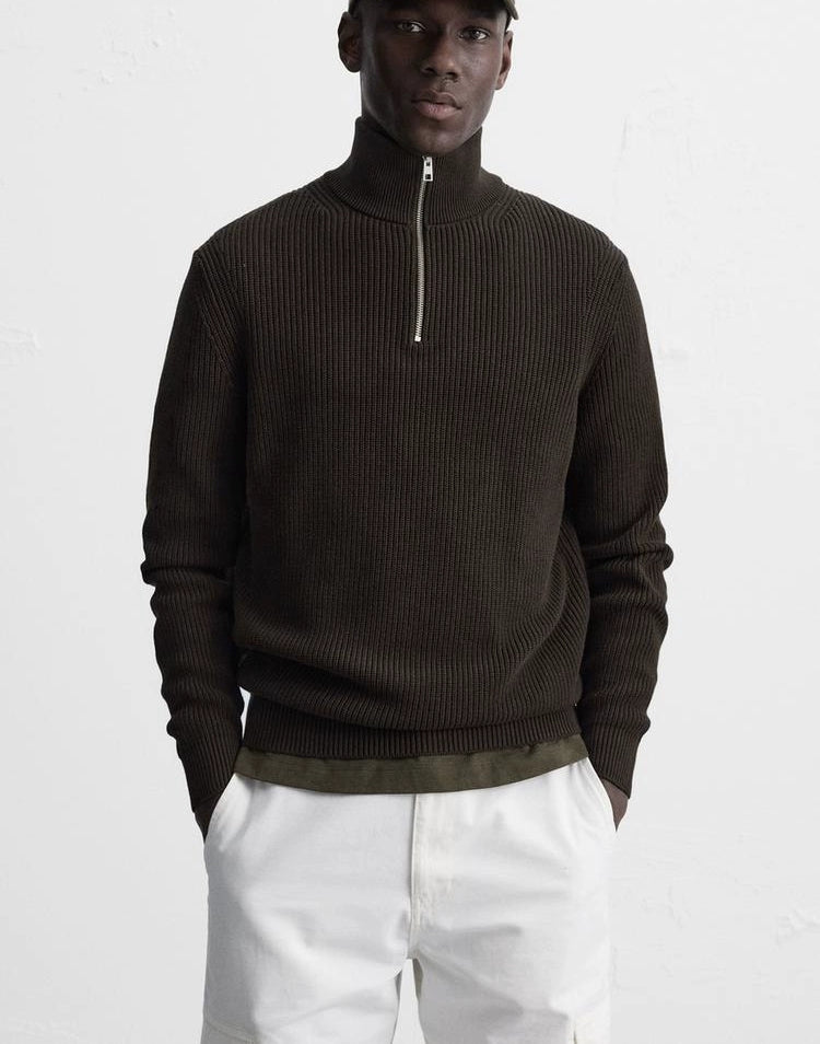 Moderner Half-Zipper