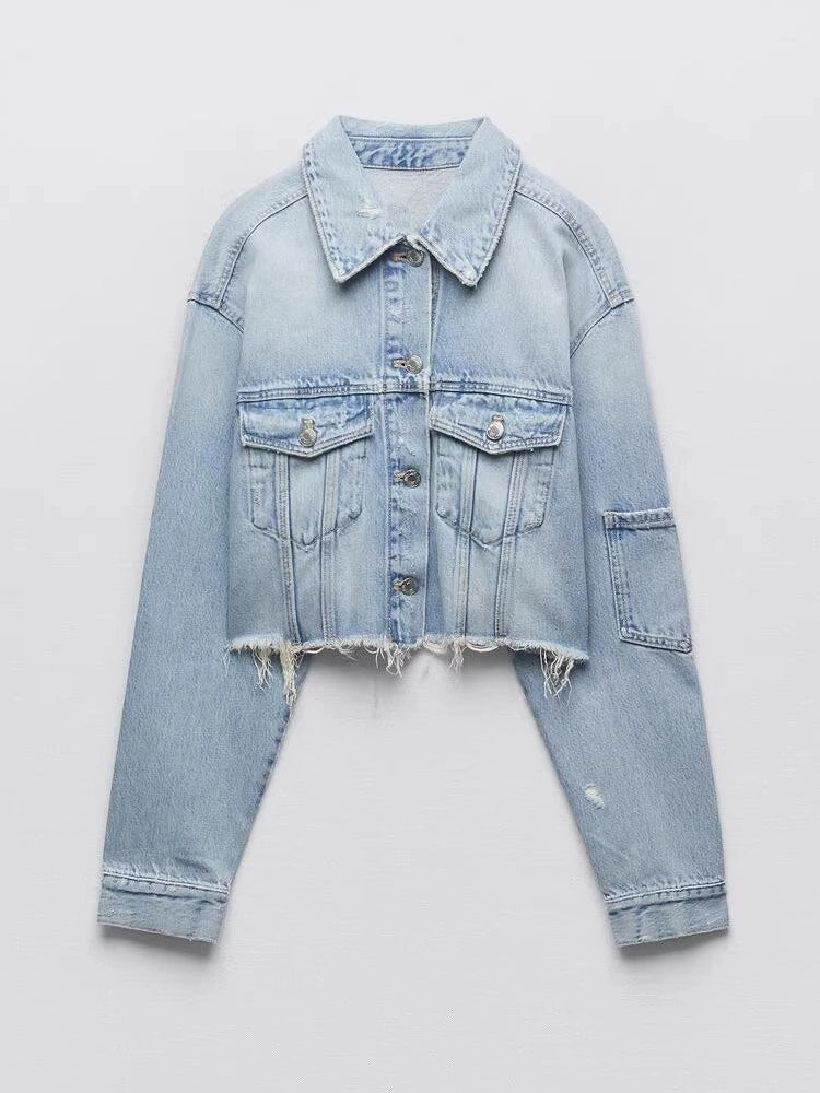 Stylische Jeans Jacke