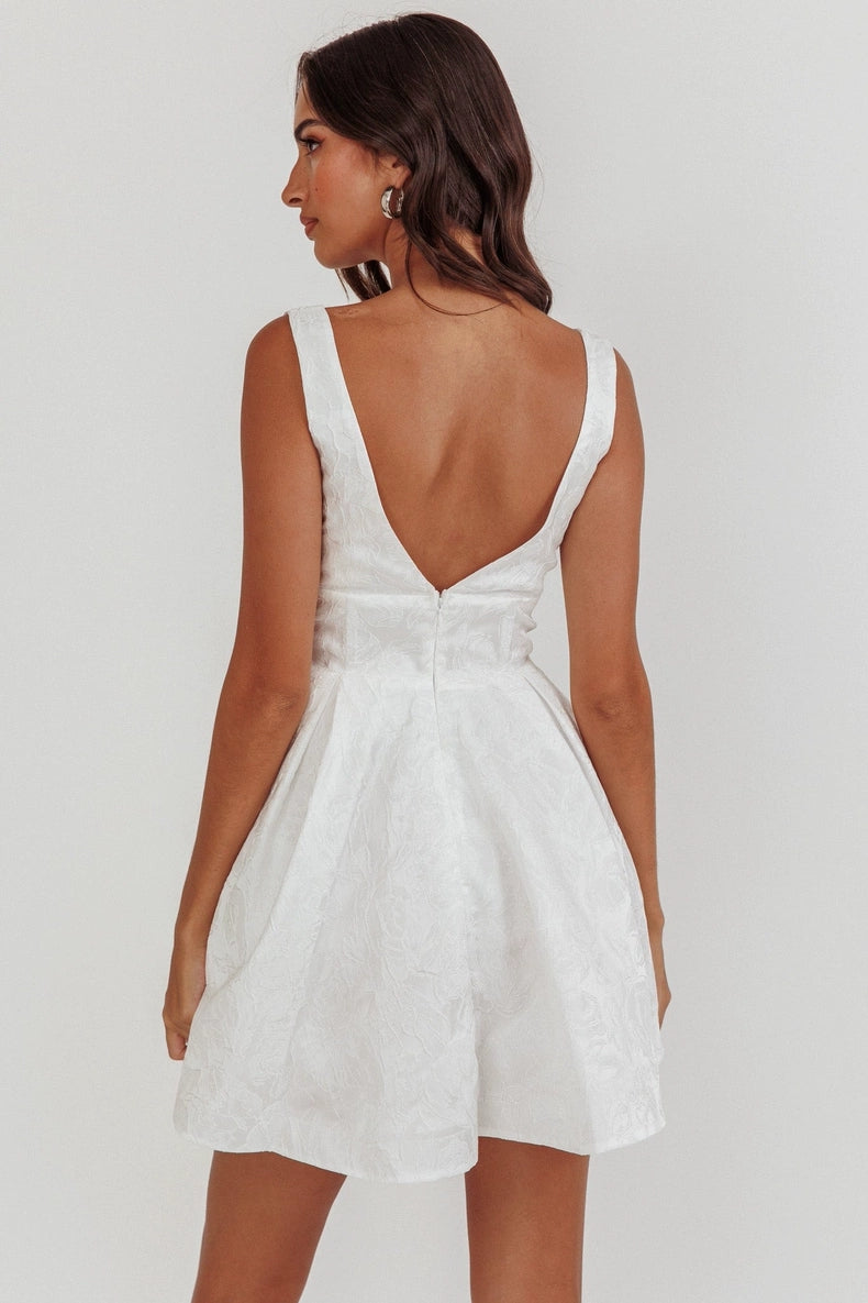 White Short Dress