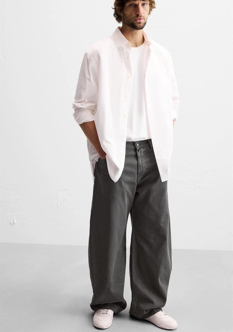 Oversized Grey Jeans