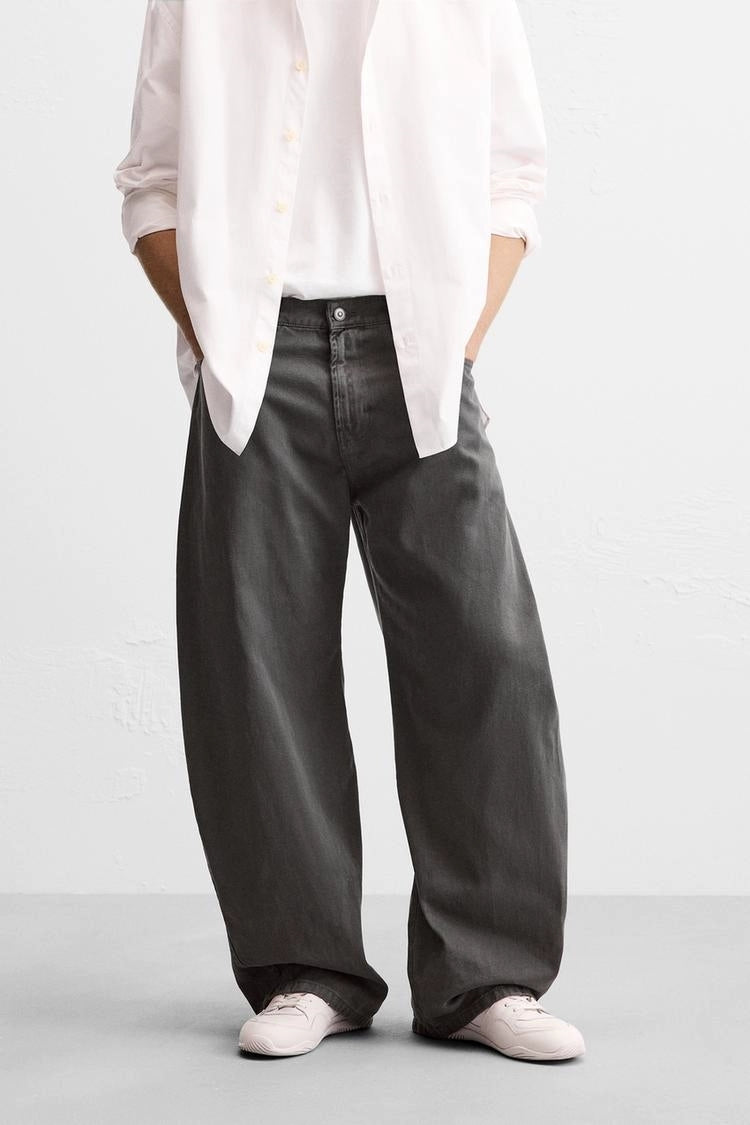 Oversized Grey Jeans