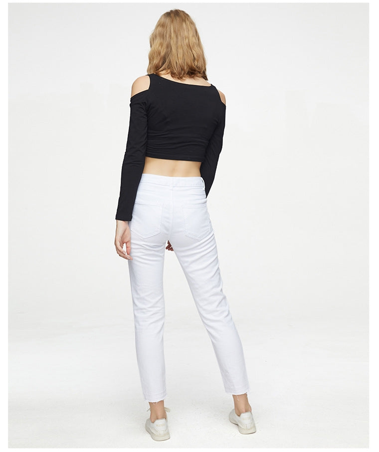 White Ripped Jeans