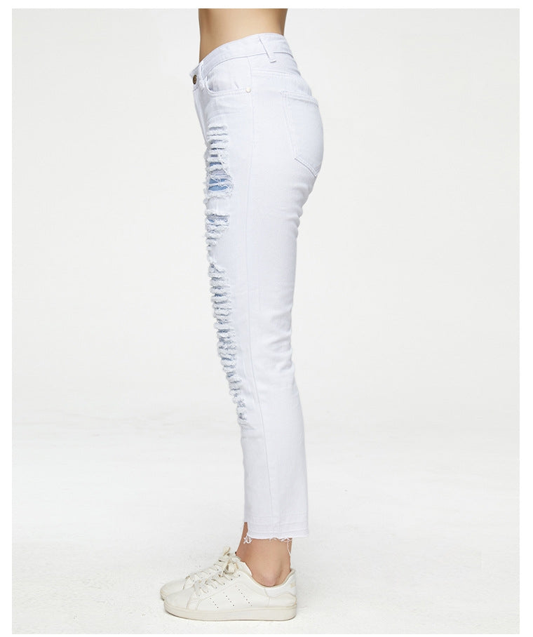 White Ripped Jeans
