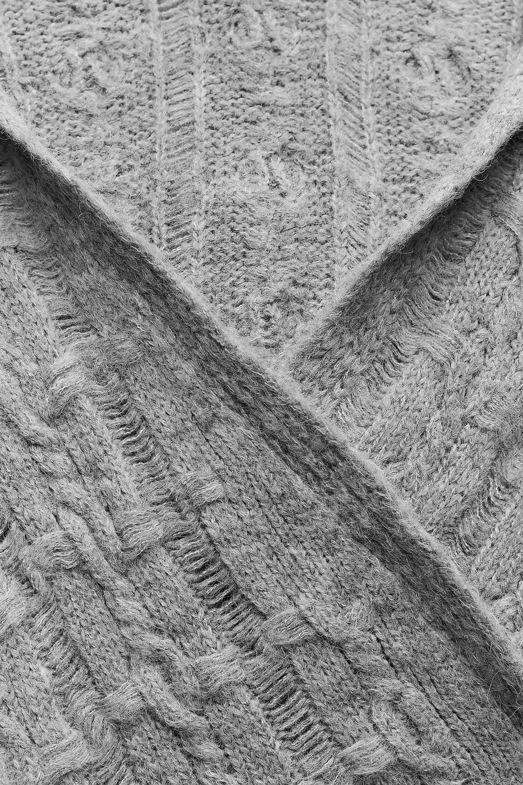 Asymmetric Knit Sweater