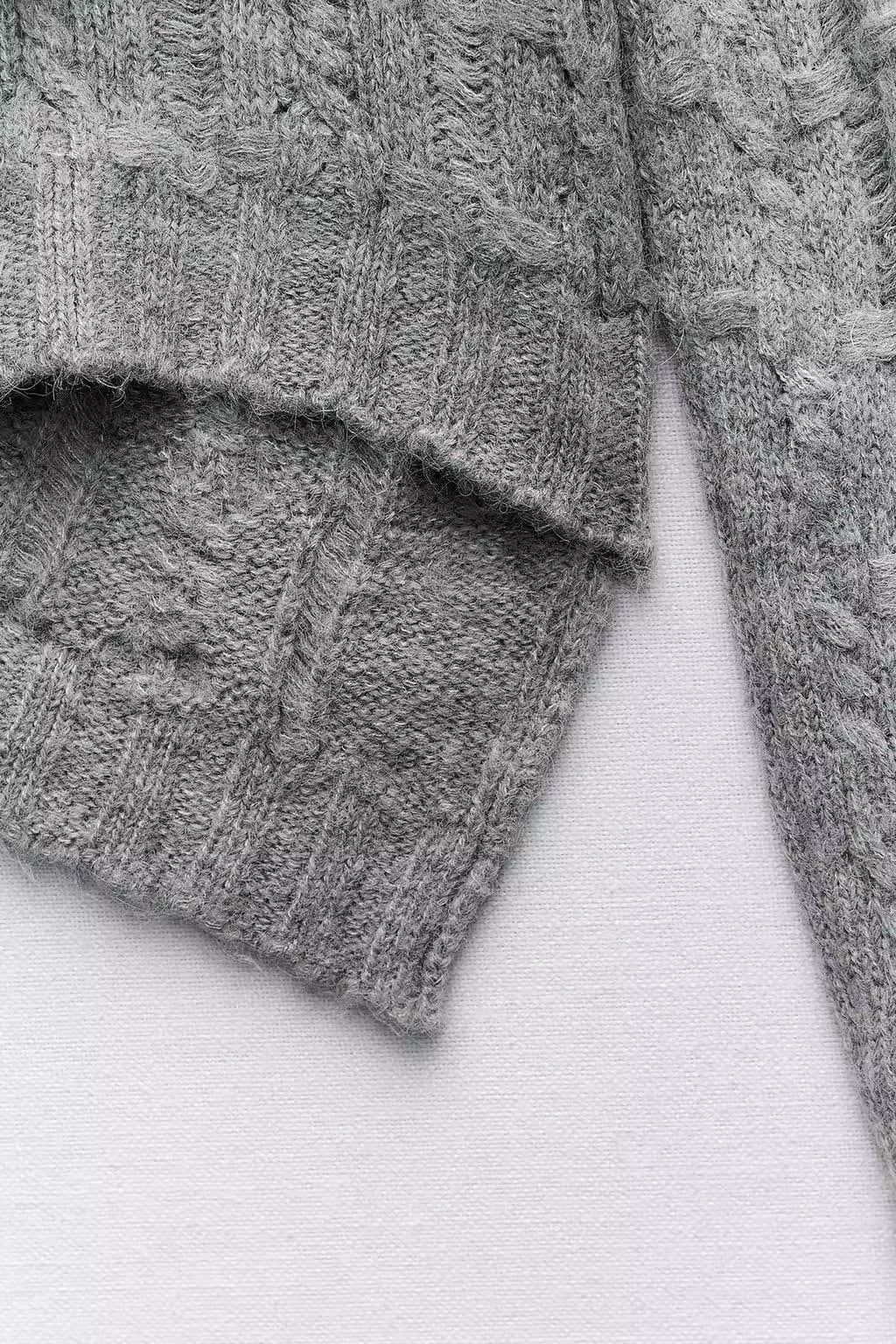 Asymmetric Knit Sweater