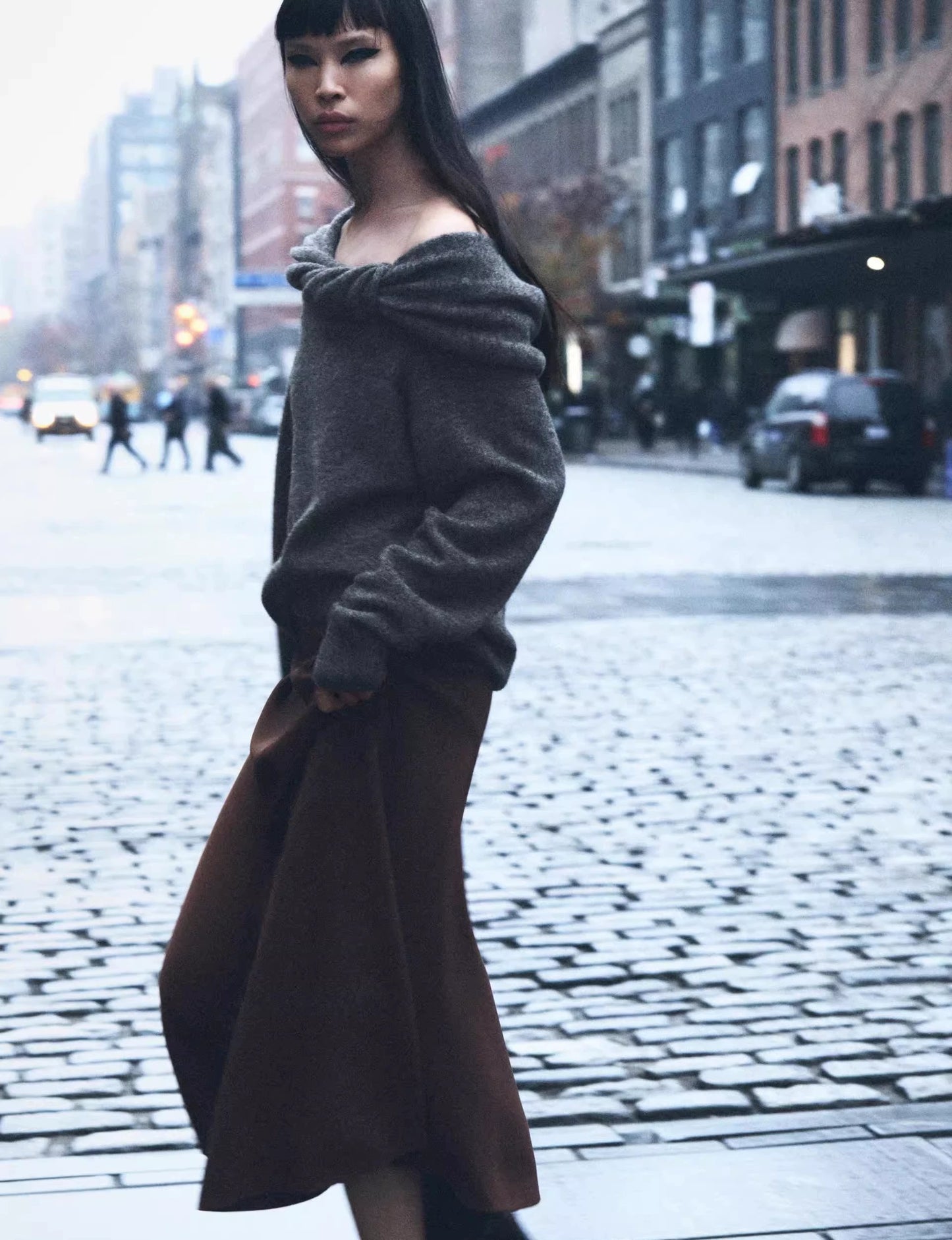 Asymmetric Sweater 'Luna'