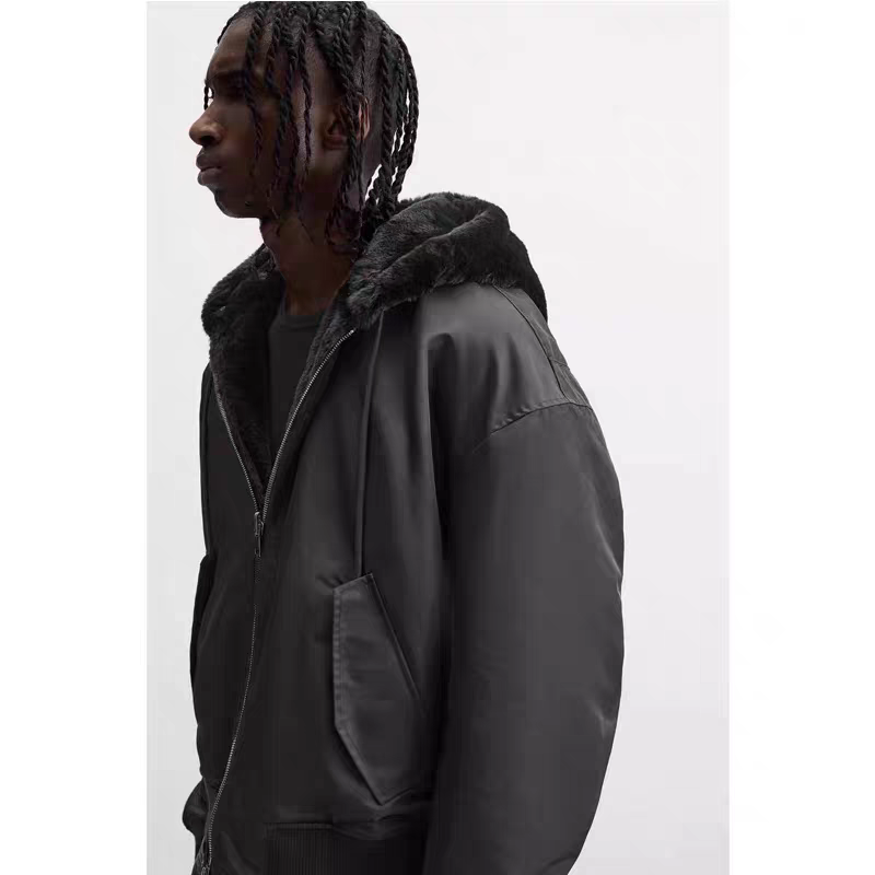 Teddy-Bomber Jacket