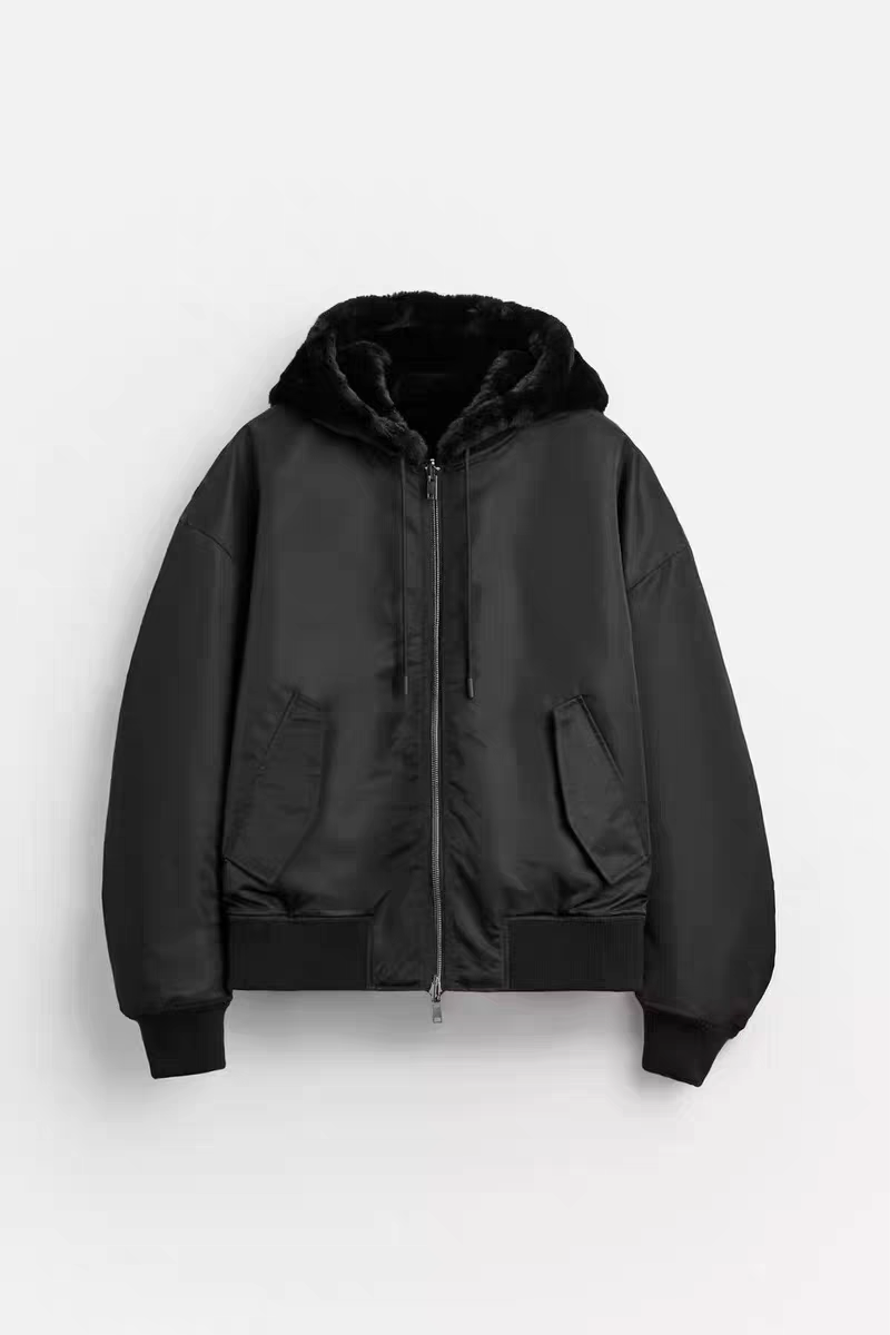 Teddy-Bomber Jacket