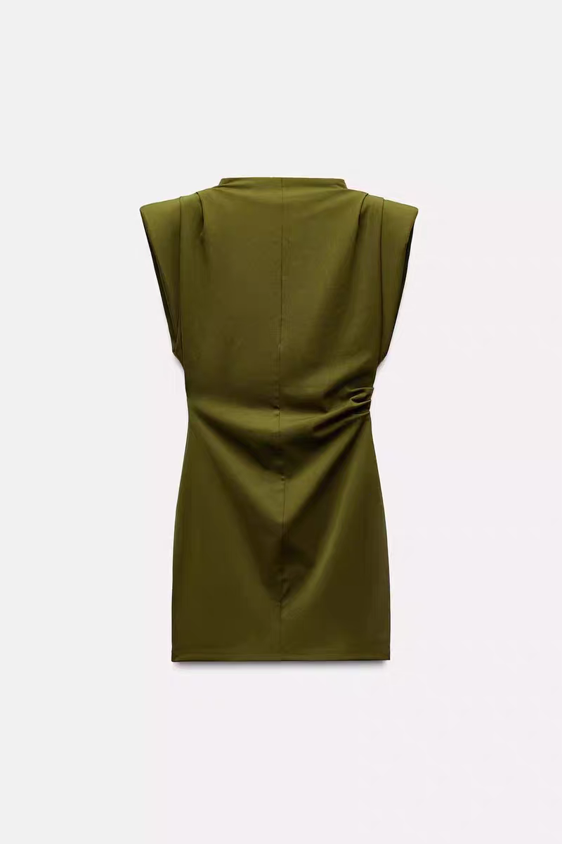 Twisted Olive Dress