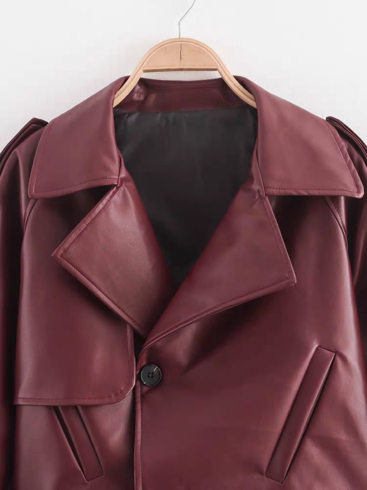 Rock-Chic Leather Jacket