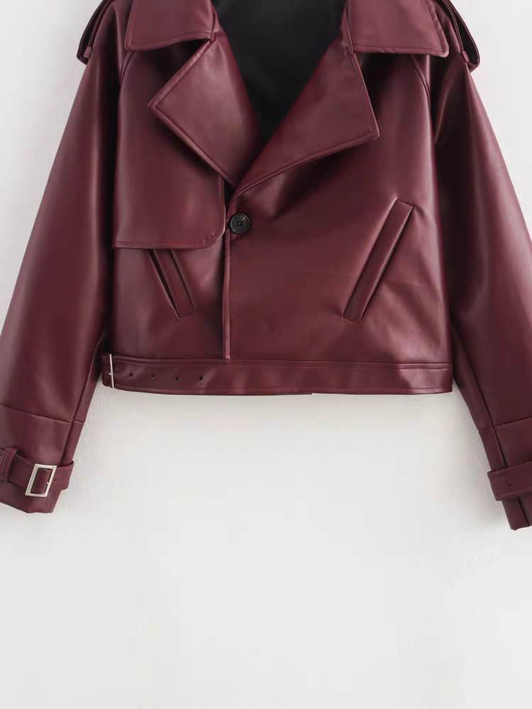 Rock-Chic Leather Jacket