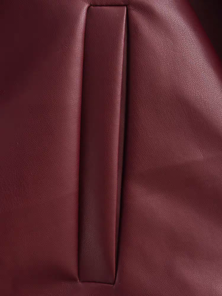Rock-Chic Leather Jacket
