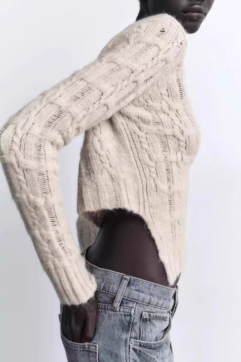 Cozy Cream Knit Sweater