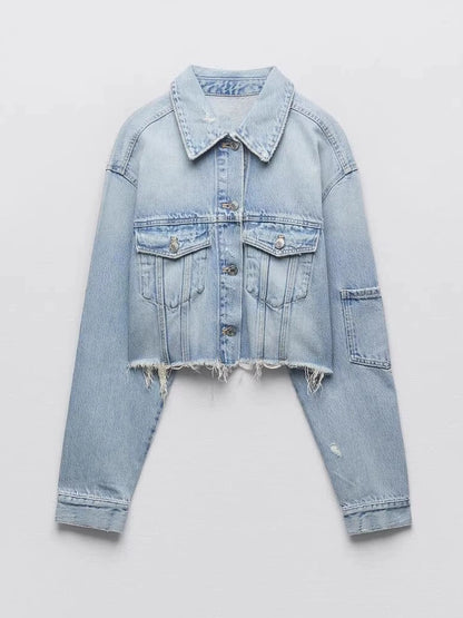 Stylische Jeans Jacke