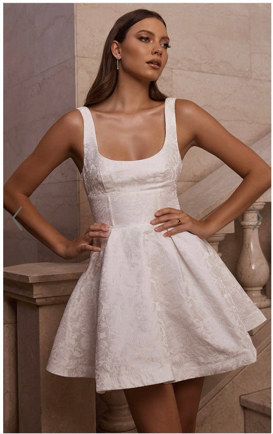 White Short Dress