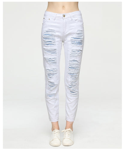 White Ripped Jeans