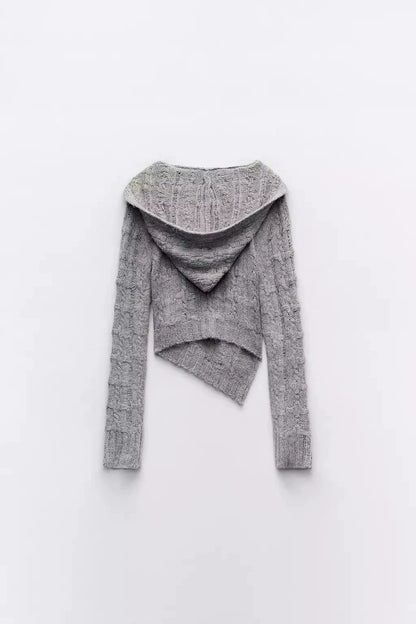 Asymmetric Knit Sweater