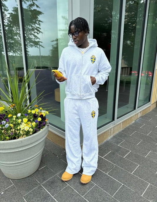 Viraler Grey Tracksuit