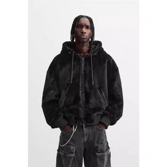Teddy-Bomber Jacket