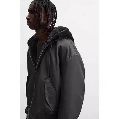 Teddy-Bomber Jacket