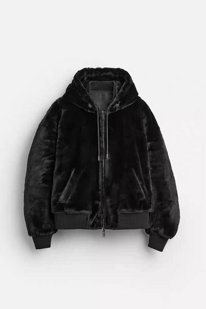 Teddy-Bomber Jacket