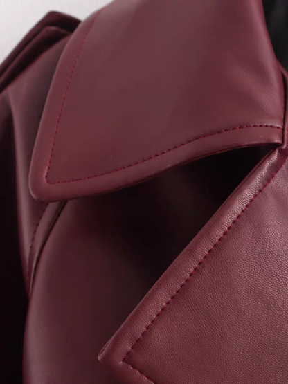 Rock-Chic Leather Jacket
