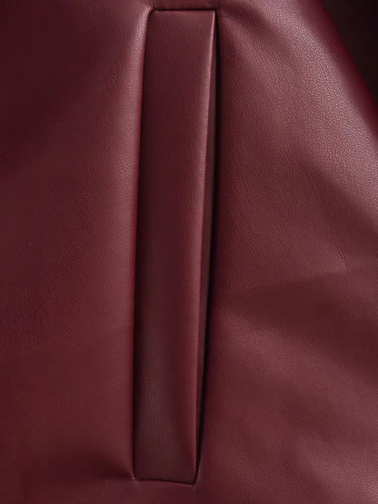 Rock-Chic Leather Jacket
