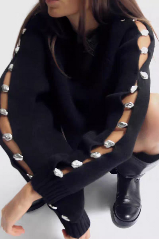 Edgy Knit Top