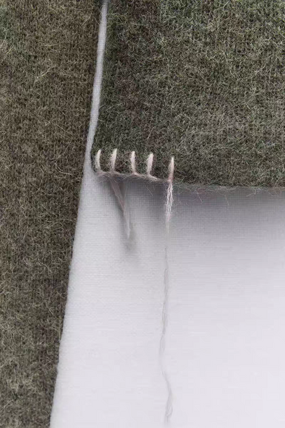 Moss Cropped Sweater