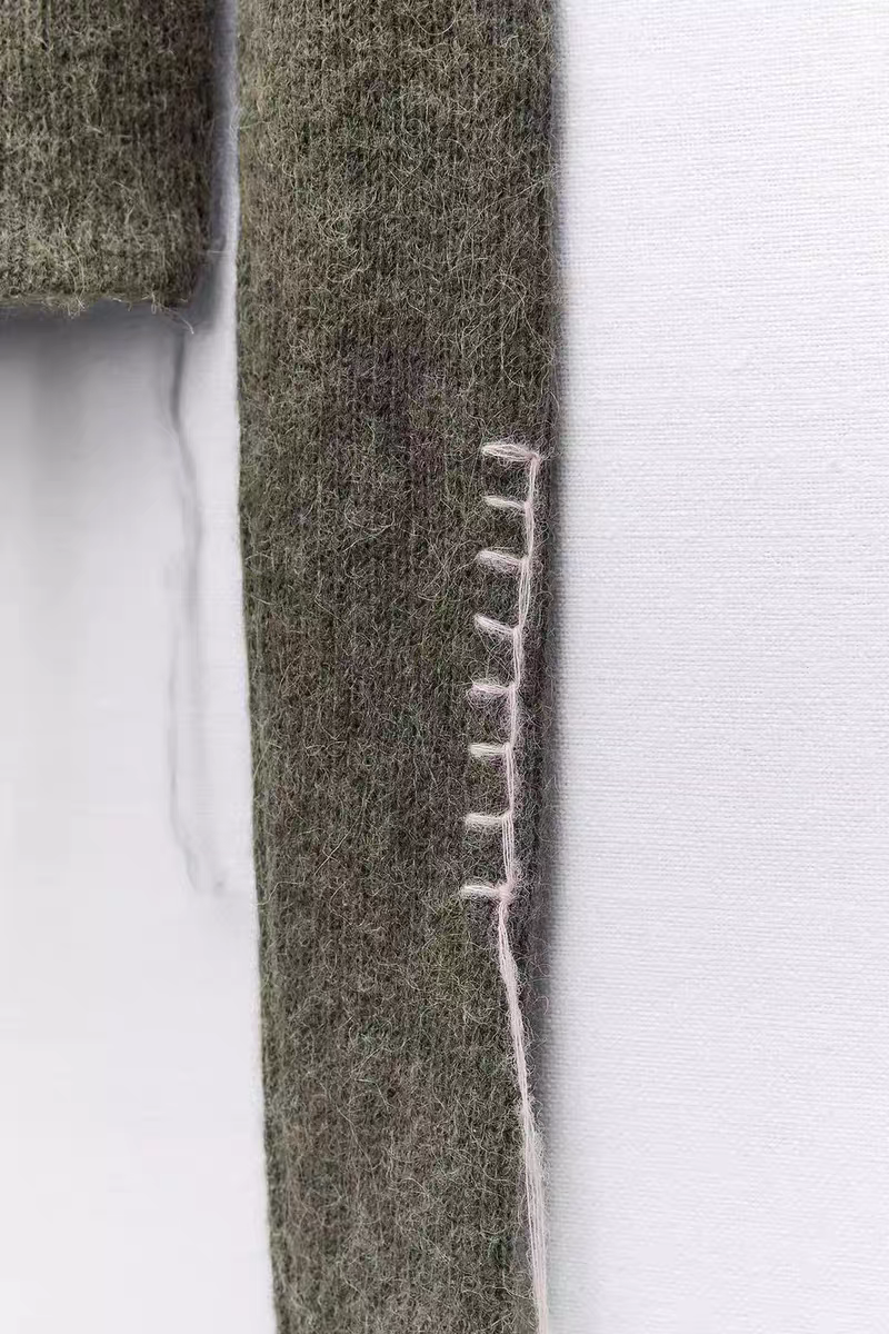 Moss Cropped Sweater