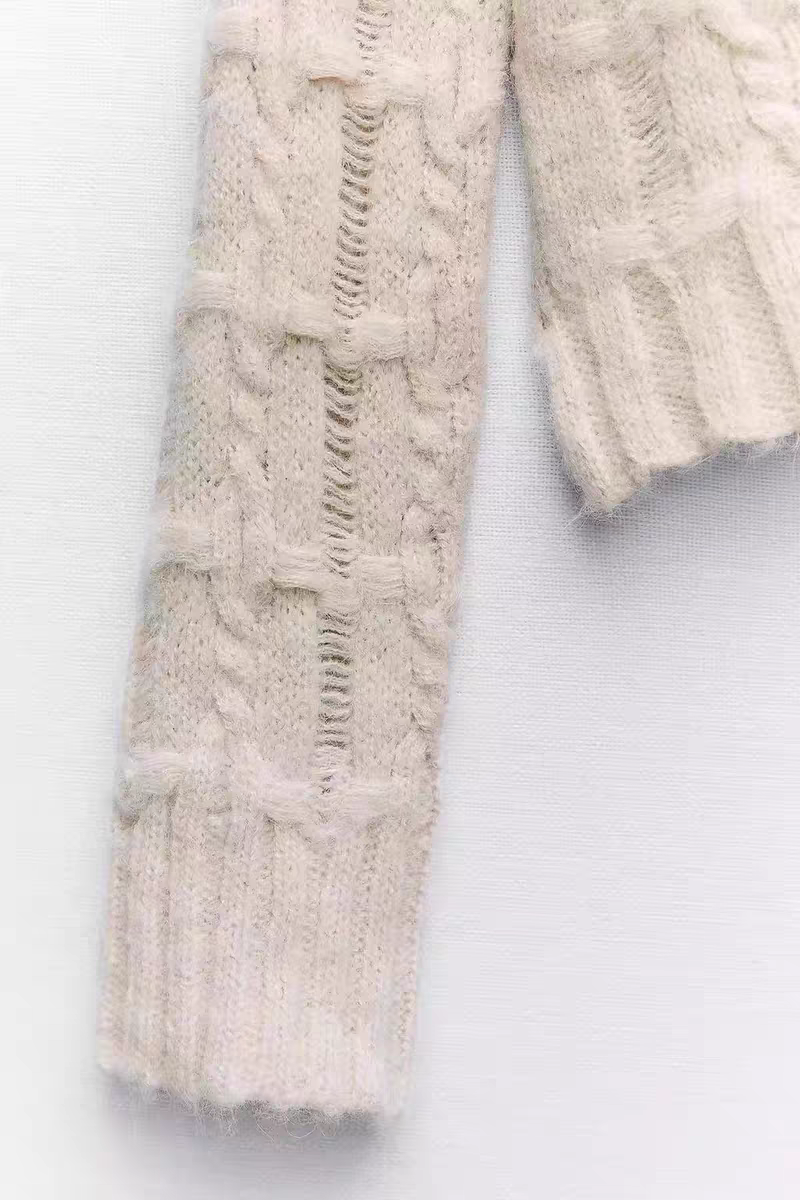 Cozy Cream Knit Sweater